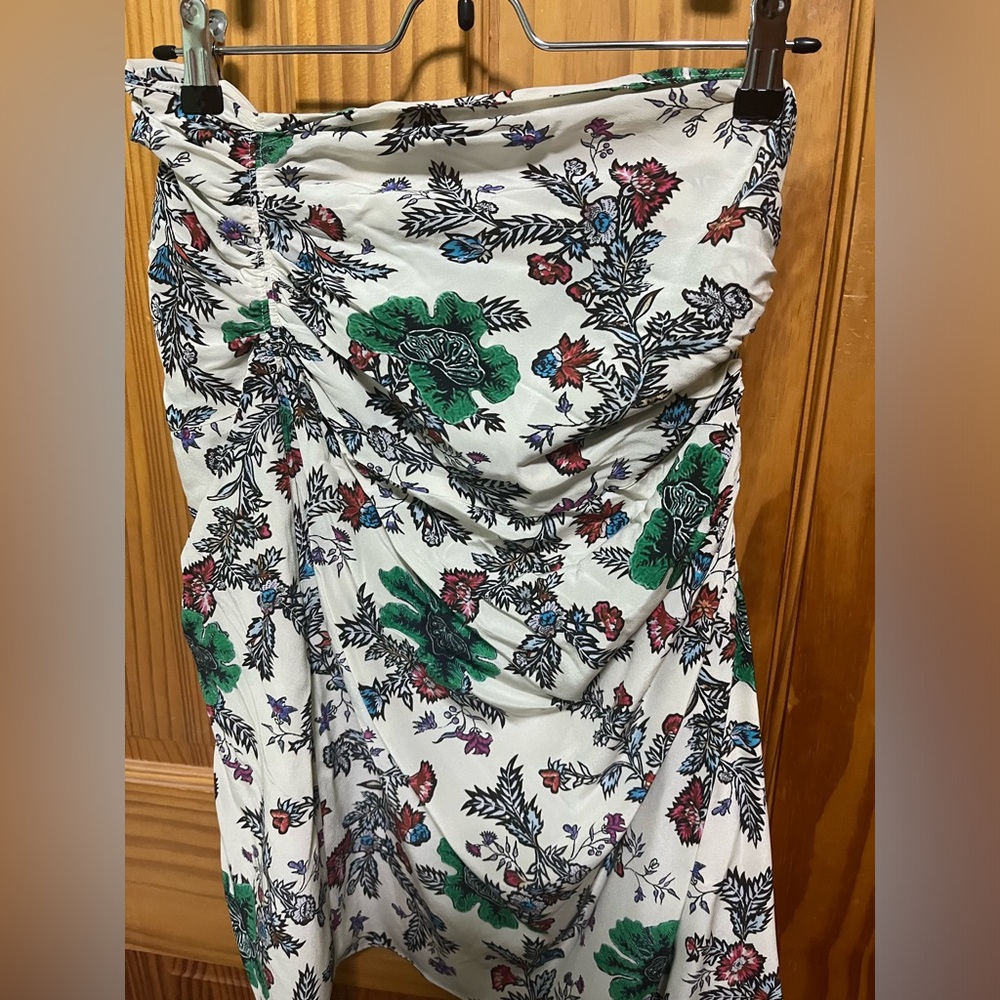 Isabel Marant Ruched Silk Skirt